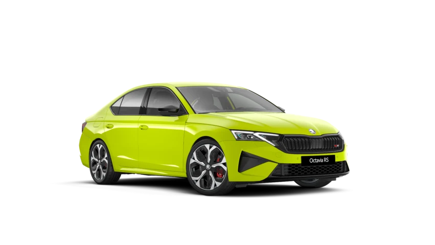 Zelená Škoda Octavia RS